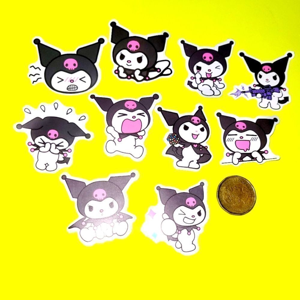 3/$20 brand new 10x waterproof kuromi stickers